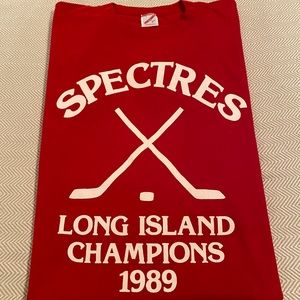 Vintage 1989 SPECTRES Long Island Champions T Shirt